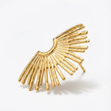 Kamari Sunburst Statement Stud Earrings