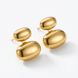 Sanaa Double Pebble Stud Earrings