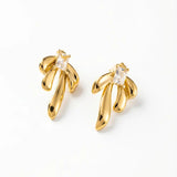 Taraji Bow Stud Earrings