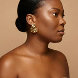 Arabella Cutout Statement Stud Earrings