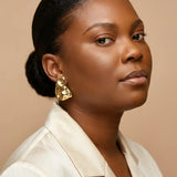 Arabella Cutout Statement Stud Earrings