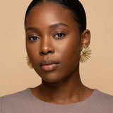 Kamari Sunburst Statement Stud Earrings