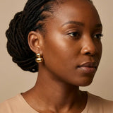 Sanaa Double Pebble Stud Earrings