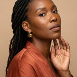 Sanaa Double Pebble Stud Earrings