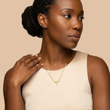 Noel Crystal Cross Necklace