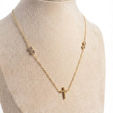 Noel Crystal Cross Necklace