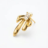 Taraji Bow Stud Earrings