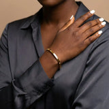 Kora Scattered Crystal Bangle Bracelet